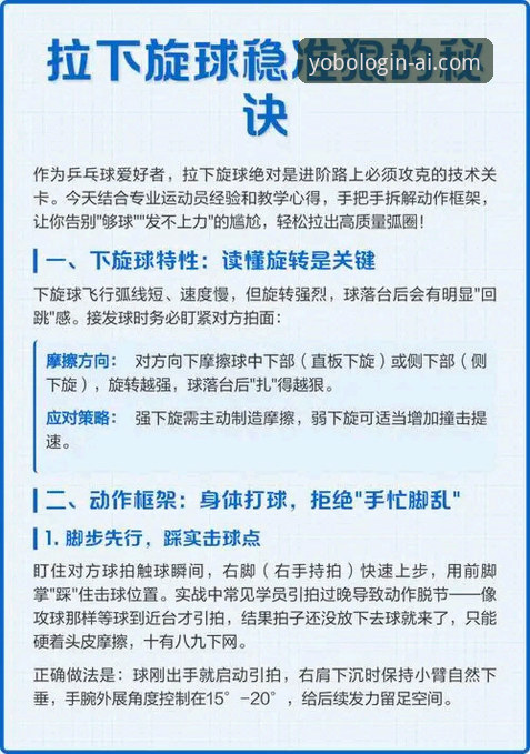 YOBO体育赛事解锁实用指南：从下载到流畅观赛的完整攻略